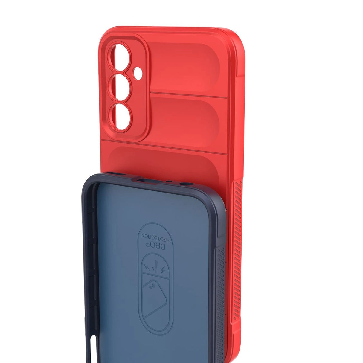 Magic Shield Case til Samsung Galaxy A24 4G fleksibelt pansret cover rød