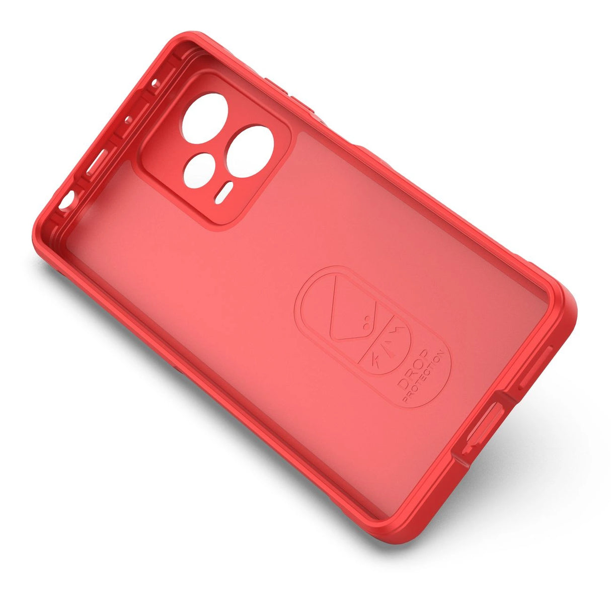 Magic Shield Case til Xiaomi Redmi Note 12 Pro+ fleksibelt pansret cover rød