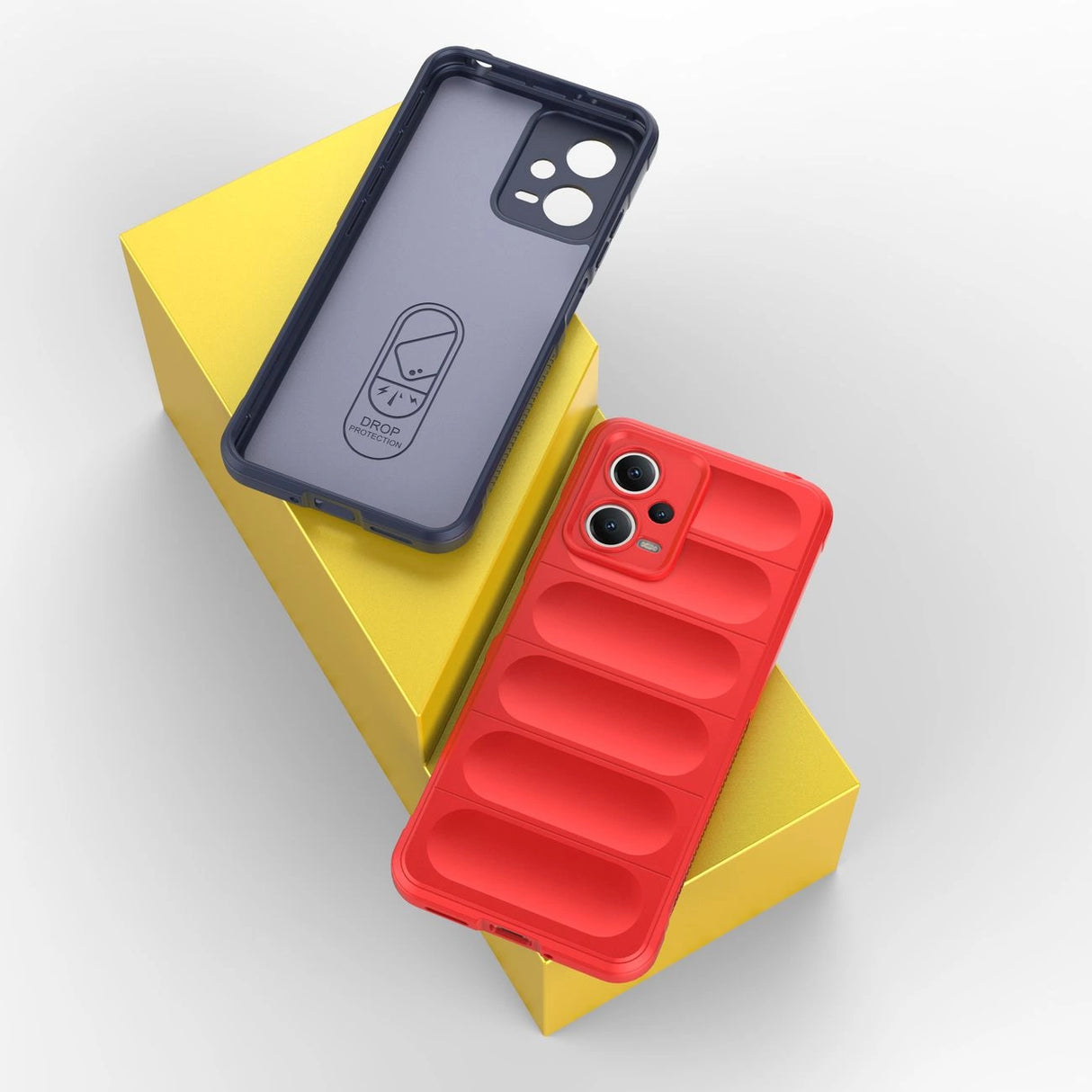 Magic Shield Case Cover til Xiaomi Redmi Note 12 5G / Poco X5 5G Fleksibel rustning Cover Light Blue
