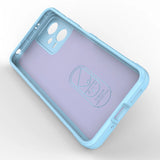 Magic Shield Case Cover til Xiaomi Redmi Note 12 5G / Poco X5 5G Fleksibel rustning Cover Light Blue