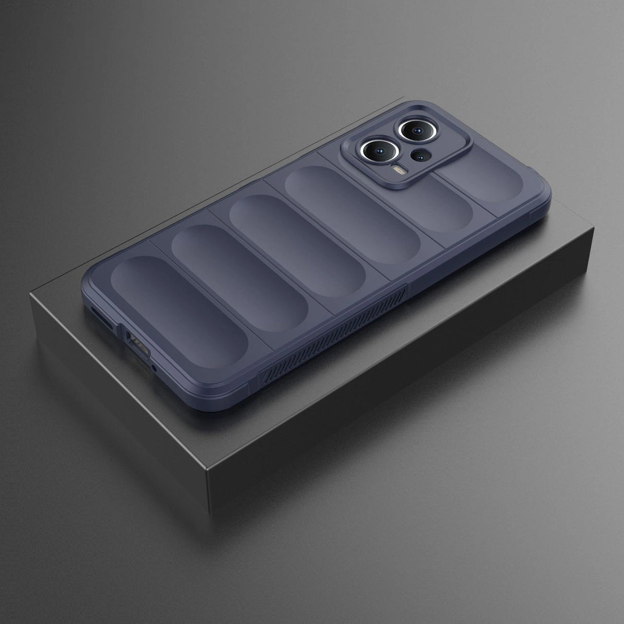 Magic Shield Case til Xiaomi Redmi Note 12 5G / Poco X5 5G Fleksibel rustning Case Blue