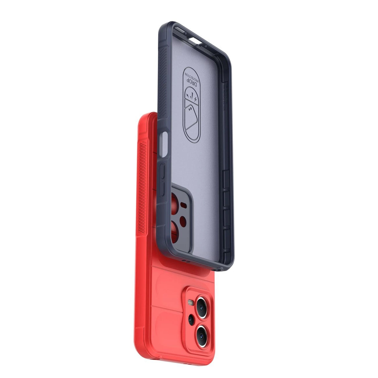 Magic Shield Case til Xiaomi Redmi Note 12 5G / Poco X5 5G Fleksibel rustning Cover Red