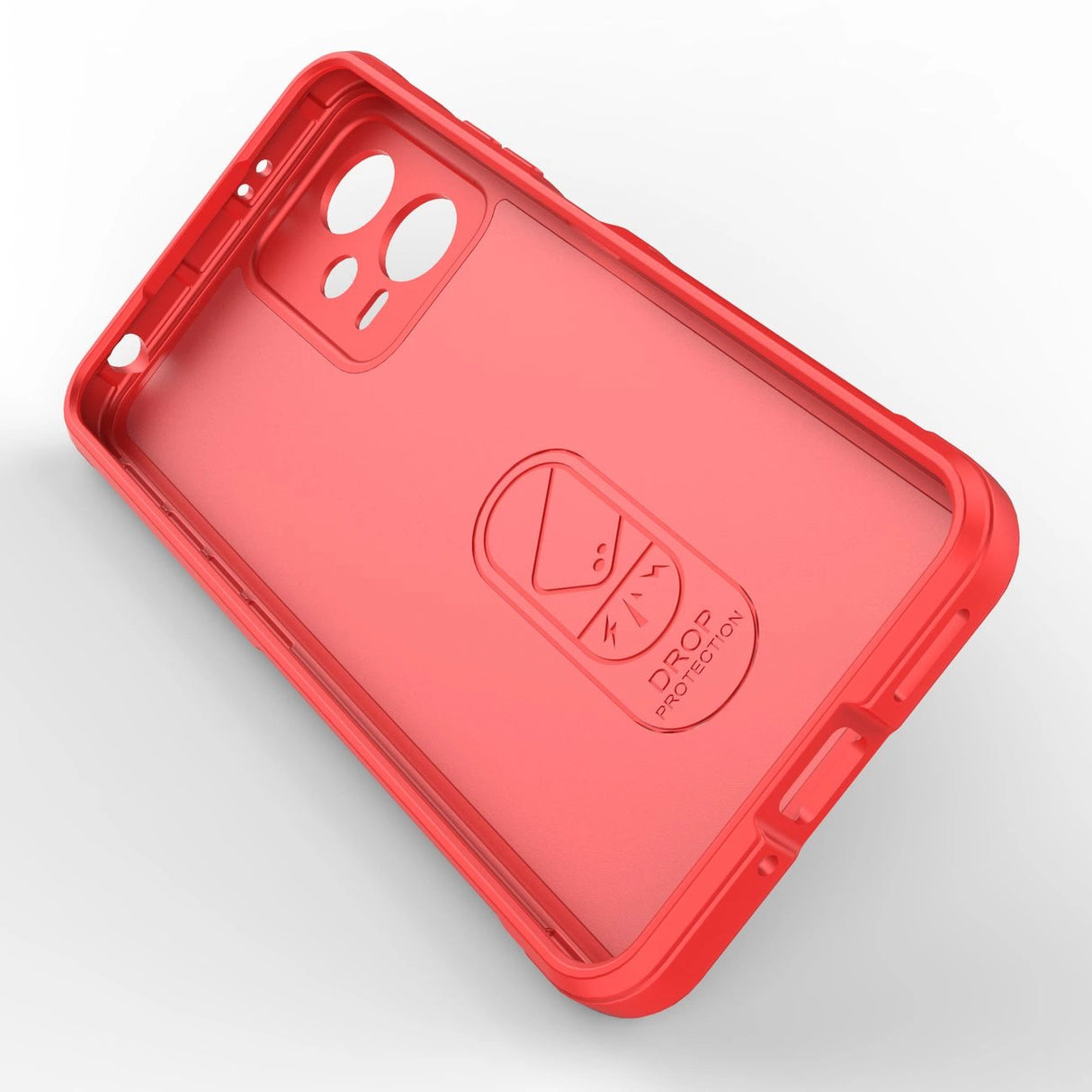 Magic Shield Case til Xiaomi Redmi Note 12 5G / Poco X5 5G Fleksibel rustning Cover Red