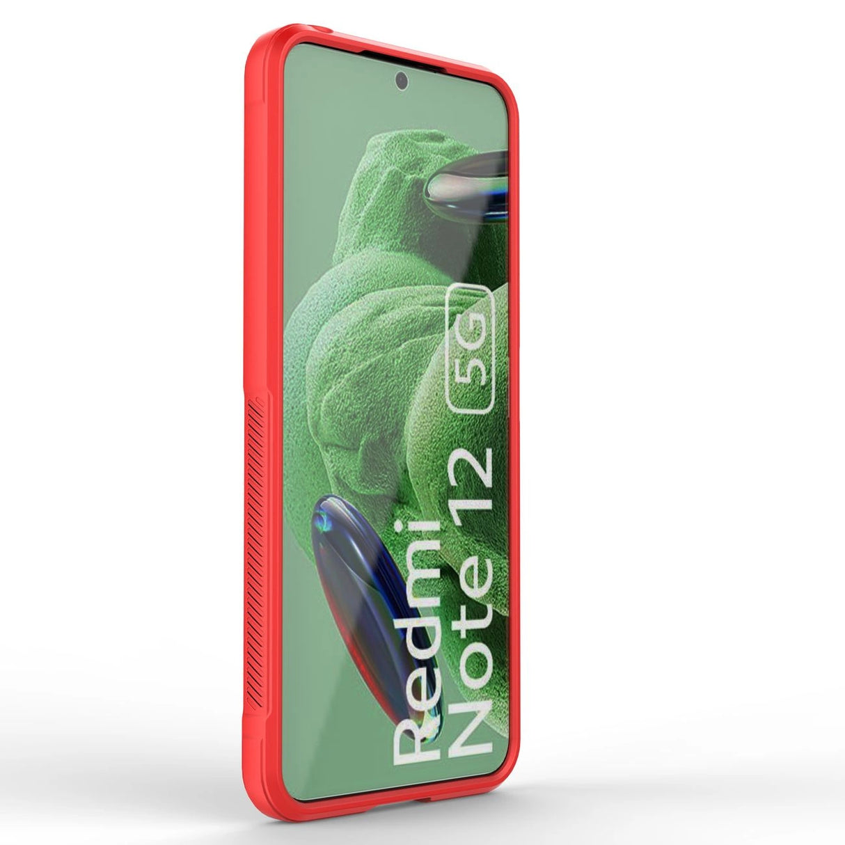Magic Shield Case til Xiaomi Redmi Note 12 5G / Poco X5 5G Fleksibel rustning Cover Red