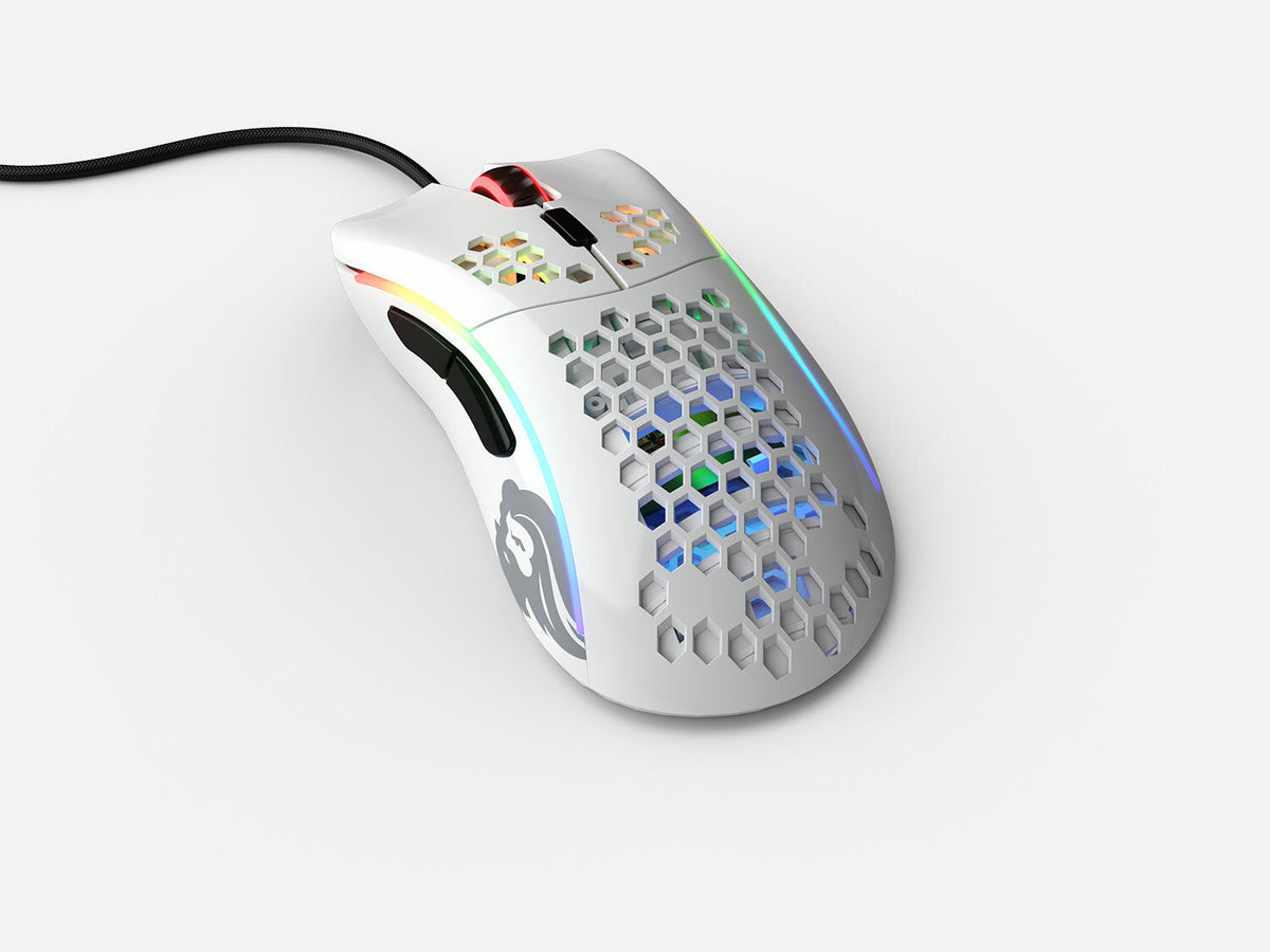 Glorious Gaming Model D- Optisk Kablet Hvid