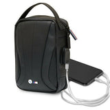 BMW Bag BMHBSPCTFK Organizer sort/sort Carbon&Perforeret