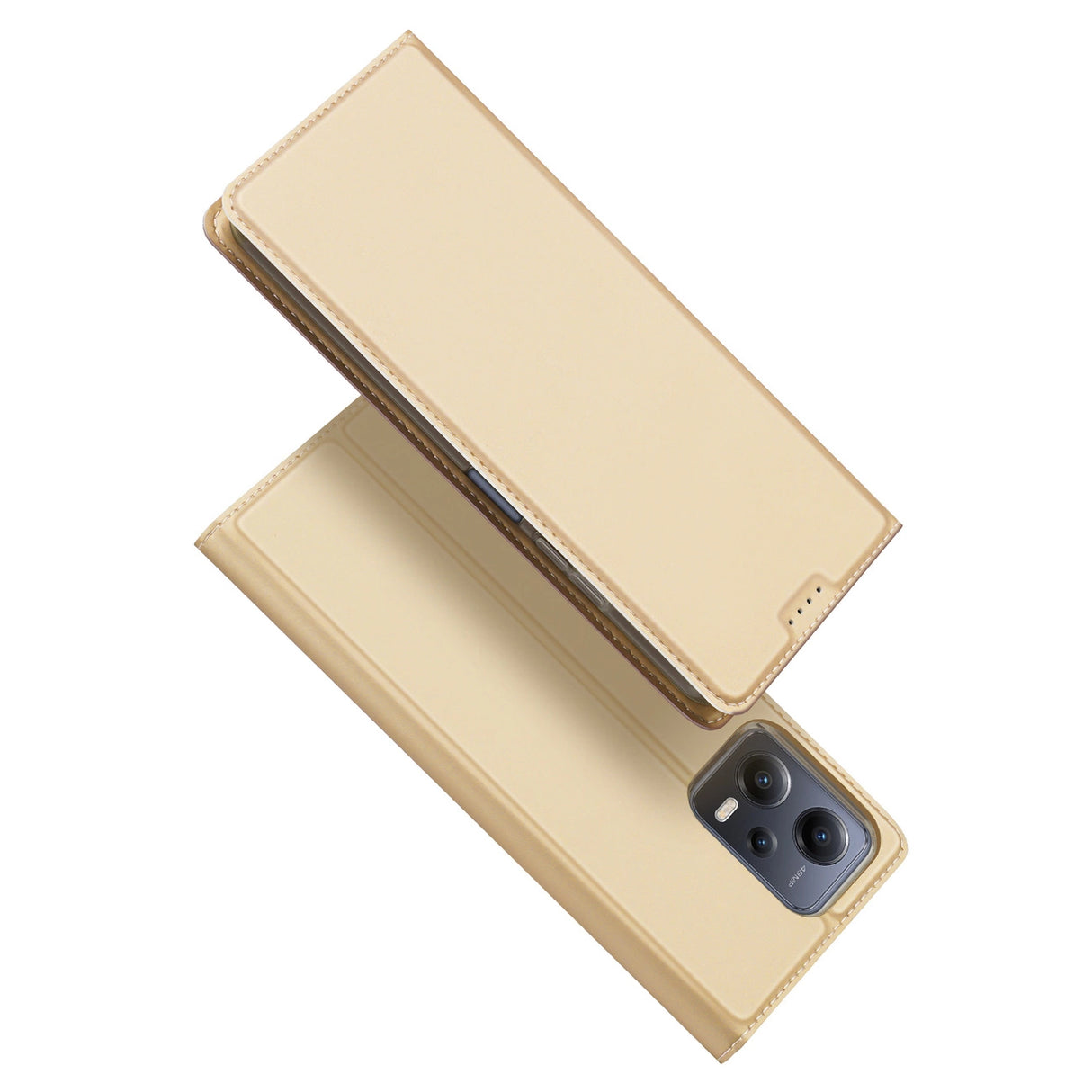Dux Ducis Skin Pro Case til Xiaomi Redmi Note 12 Pro+ Flip Card Wallet Stand Gold