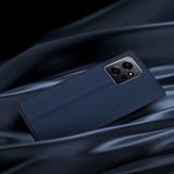 Dux Ducis Skin Pro Case til Xiaomi Redmi Note 12 Flip Card Wallet Stand Blue