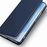 Dux Ducis Skin Pro Case til Honor Magic5 Flip Card Wallet Stand Blue