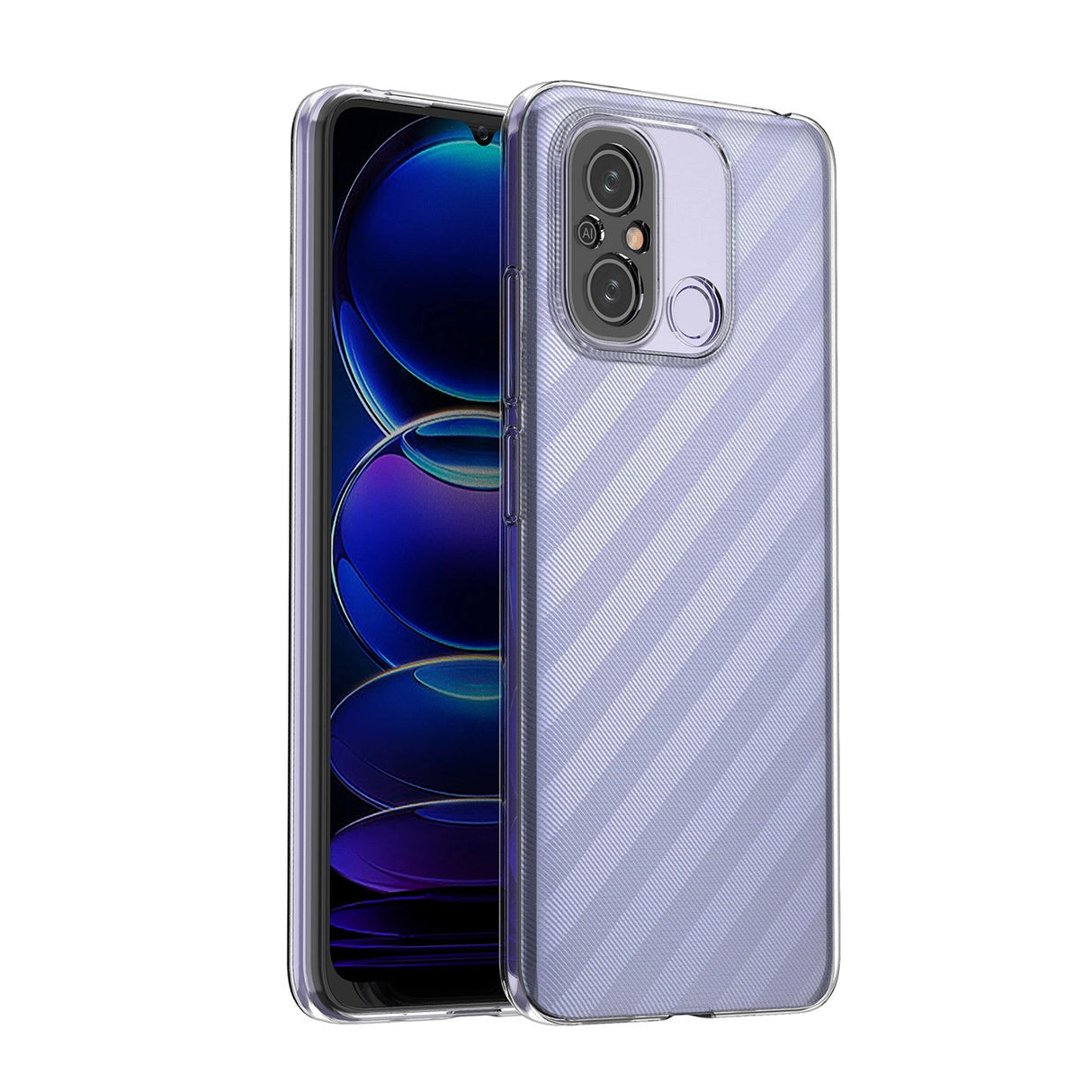 Ultra klar 0,5 mm kuffert til Xiaomi Redmi 11A / Poco C55 / Redmi 12C Tynt omslag Transparent