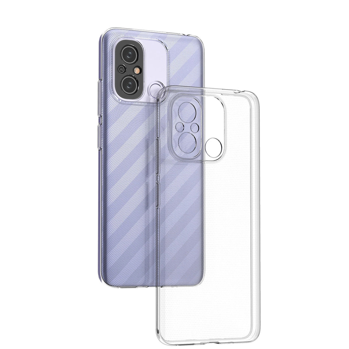 Ultra klar 0,5 mm kuffert til Xiaomi Redmi 11A / Poco C55 / Redmi 12C Tynt omslag Transparent