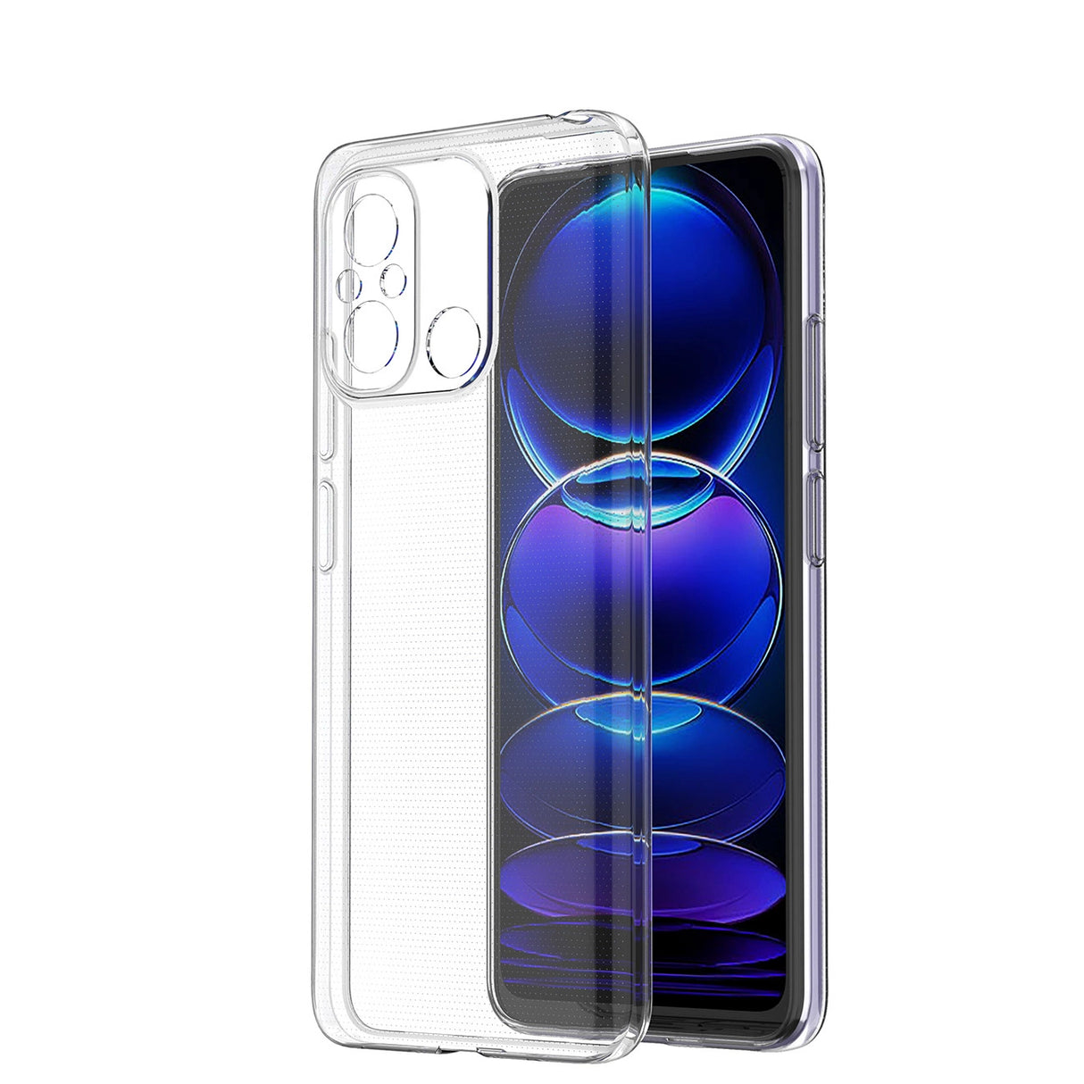 Ultra klar 0,5 mm kuffert til Xiaomi Redmi 11A / Poco C55 / Redmi 12C Tynt omslag Transparent
