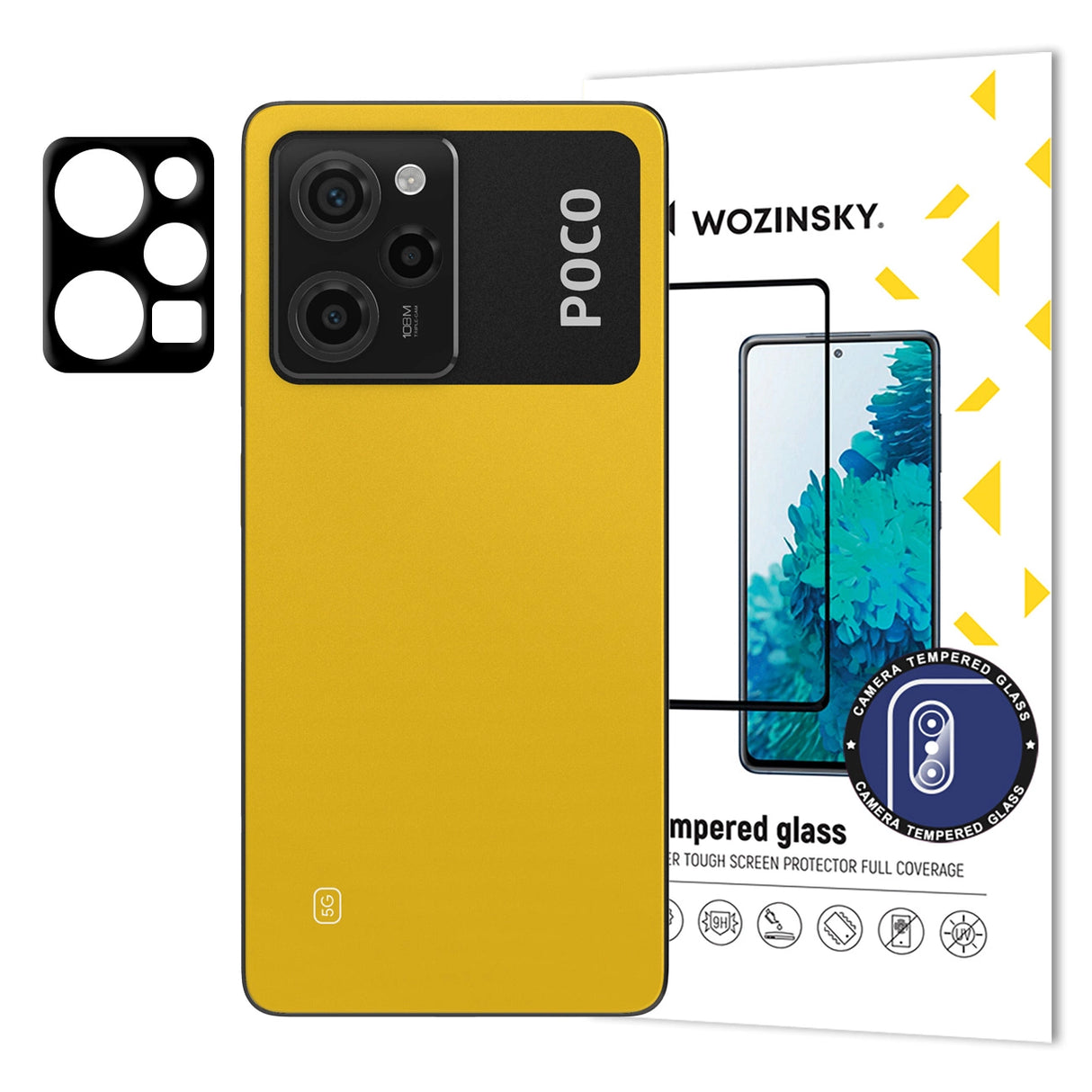 Wozinsky Full Camera Glass hærdet glas til Xiaomi Redmi Note 12 Pro til 9H kamera