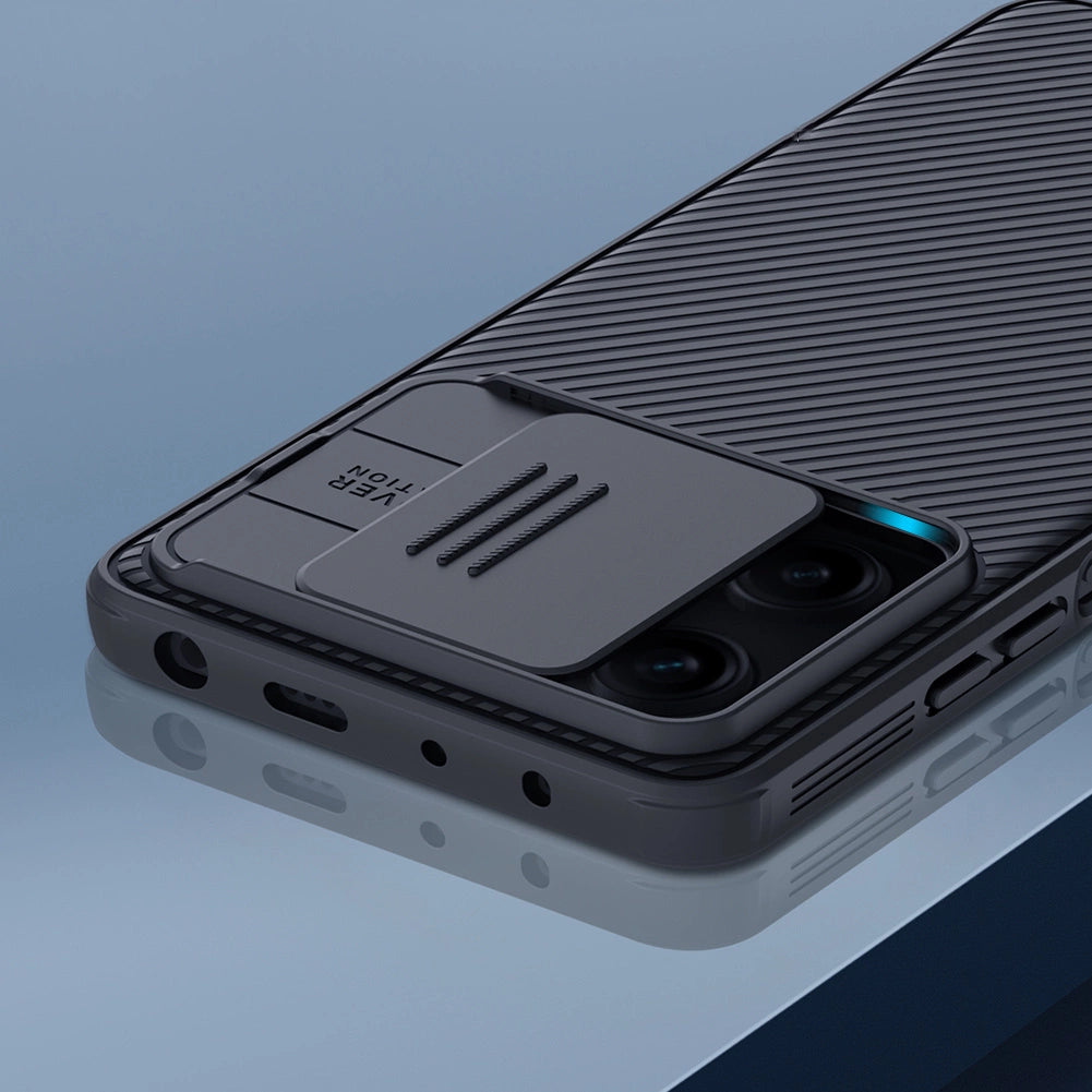 Nillkin CamShield Pro Case Case til Xiaomi Redmi Note 12 Pro / Poco X5 Pro 5G Cover med kamera beskytter sort