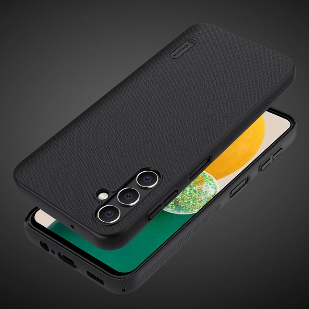 Nillkin Super Frosted Shield Case til Samsung Galaxy A14 5G / Galaxy A14 Telefon Cover Sort