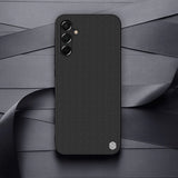Nillkin tekstureret case Case for Samsung Galaxy A14 5G / Galaxy A14 forstærket nylon cover sort