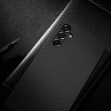 Nillkin tekstureret case Case for Samsung Galaxy A14 5G / Galaxy A14 forstærket nylon cover sort