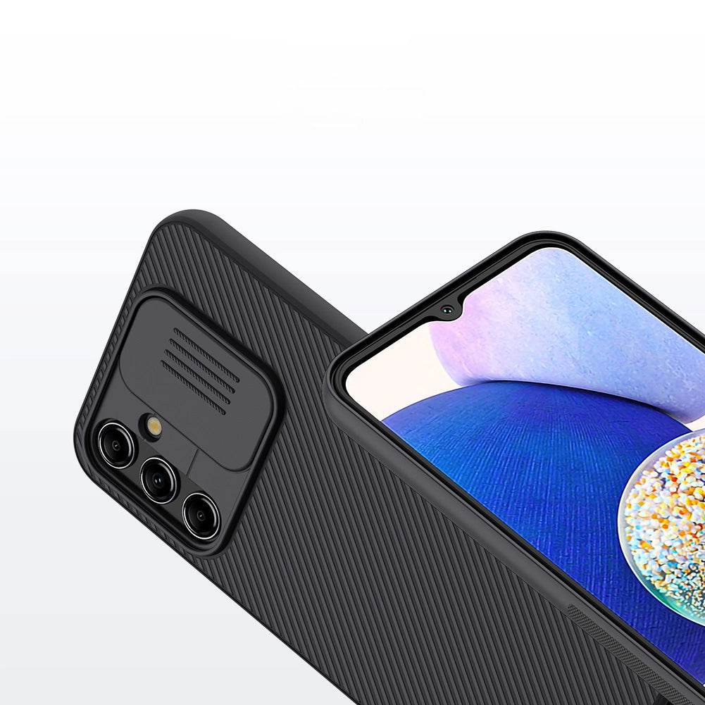 Nillkin CamShield Case Case for Samsung Galaxy A14 5G / Galaxy A14 Cover med kamera beskytter Blå