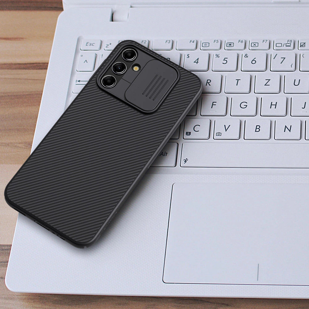 Nillkin CamShield Case Case for Samsung Galaxy A14 5G / Galaxy A14 Cover med kamera beskytter Blå