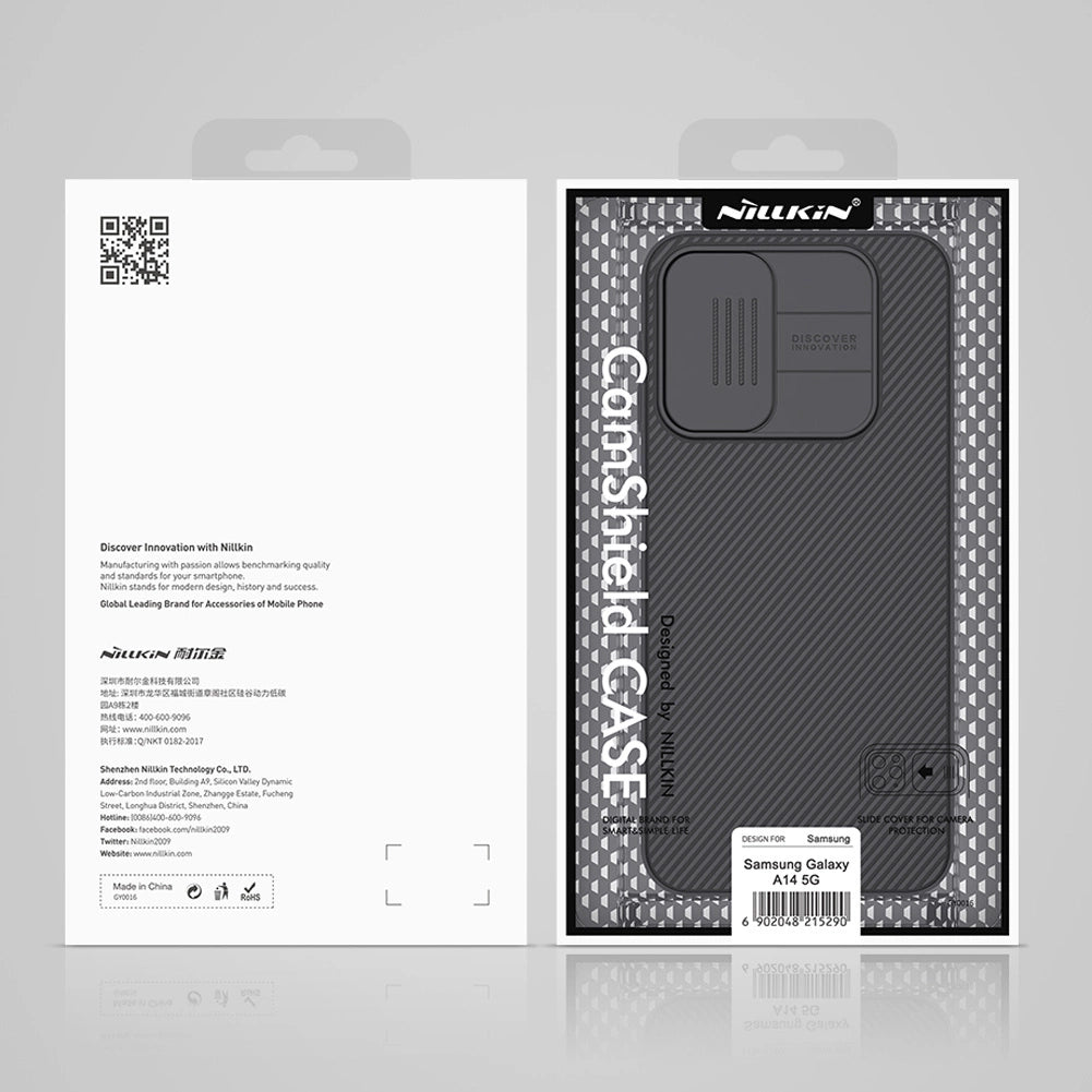Nillkin CamShield Case Case for Samsung Galaxy A14 5G / Galaxy A14 Cover med kamera beskytter Blå