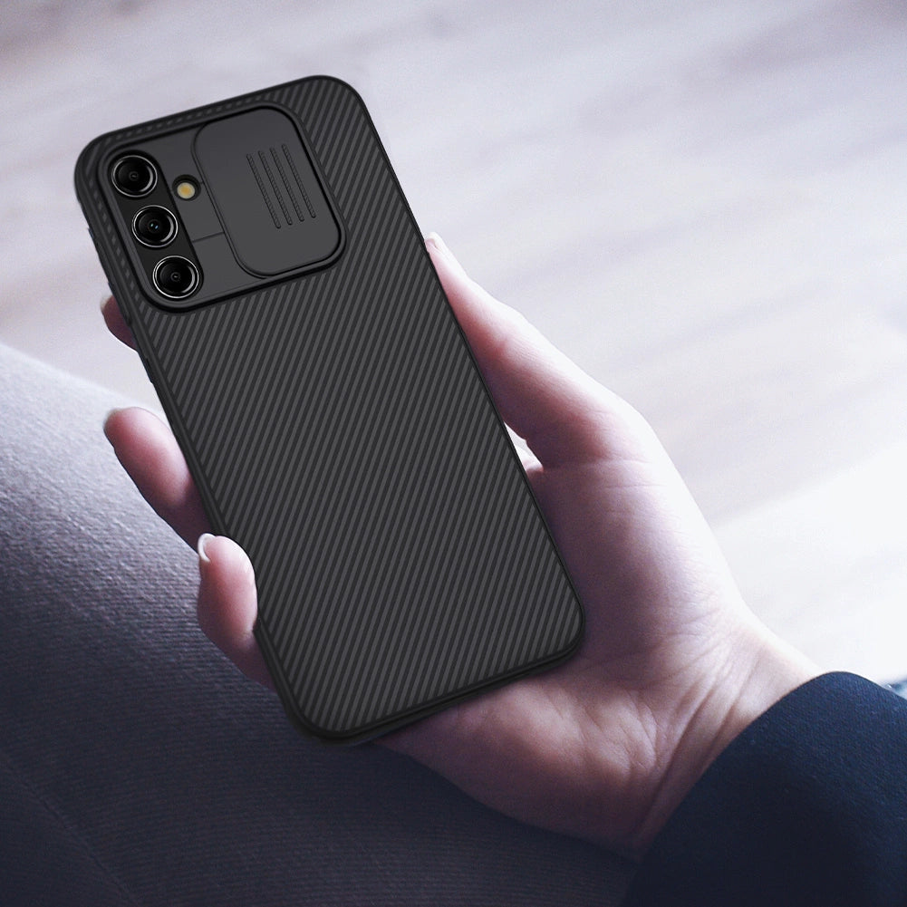 Nillkin CamShield Case Case for Samsung Galaxy A14 5G / Galaxy A14 Cover med kamera beskytter Blå