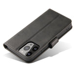 Magnet Case Cover til Xiaomi Redmi Note 12 5G / Poco X5 5G Cover med Flip Wallet Stand Black