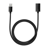 USB 2.0-forlængelseskabel 1,5 m Baseus AirJoy Series - sort
