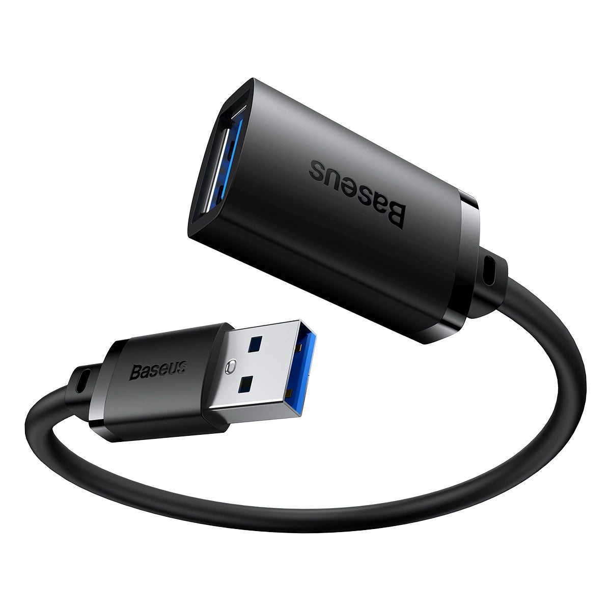 USB 2.0-forlængelseskabel 1,5 m Baseus AirJoy Series - sort