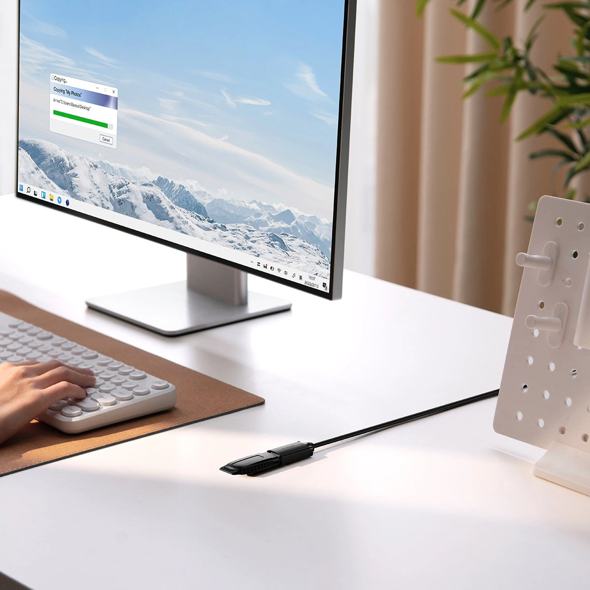 USB 2.0-forlængelseskabel 1,5 m Baseus AirJoy Series - sort