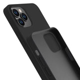 3mk Silicone Case til iPhone 12 Pro Max - sort