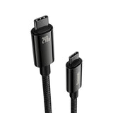 Baseus Tungsten Gold CAWJ040201 USB C - USB C Cable 480Mb/s 240W 3m - Black