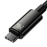 Baseus CAWJ040001 USB-C - USB-C kabel 240W 480Mb/s 1m - sort