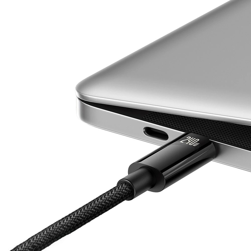 Baseus CAWJ040001 USB-C - USB-C kabel 240W 480Mb/s 1m - sort