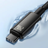 Baseus CAWJ040001 USB-C - USB-C kabel 240W 480Mb/s 1m - sort