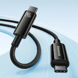 Baseus CAWJ040001 USB-C - USB-C kabel 240W 480Mb/s 1m - sort