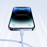 Joyroom Multi-Color Series A14 USB-C / Lightning 20W Kabel 1,2 m - Blå