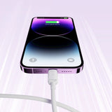 Joyroom Multi-Color Series A14 USB-C / Lightning 20W kabel 1,2 m - hvid