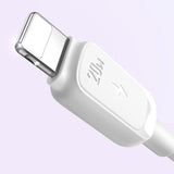 Joyroom Multi-Color Series A14 USB-C / Lightning 20W kabel 1,2 m - hvid