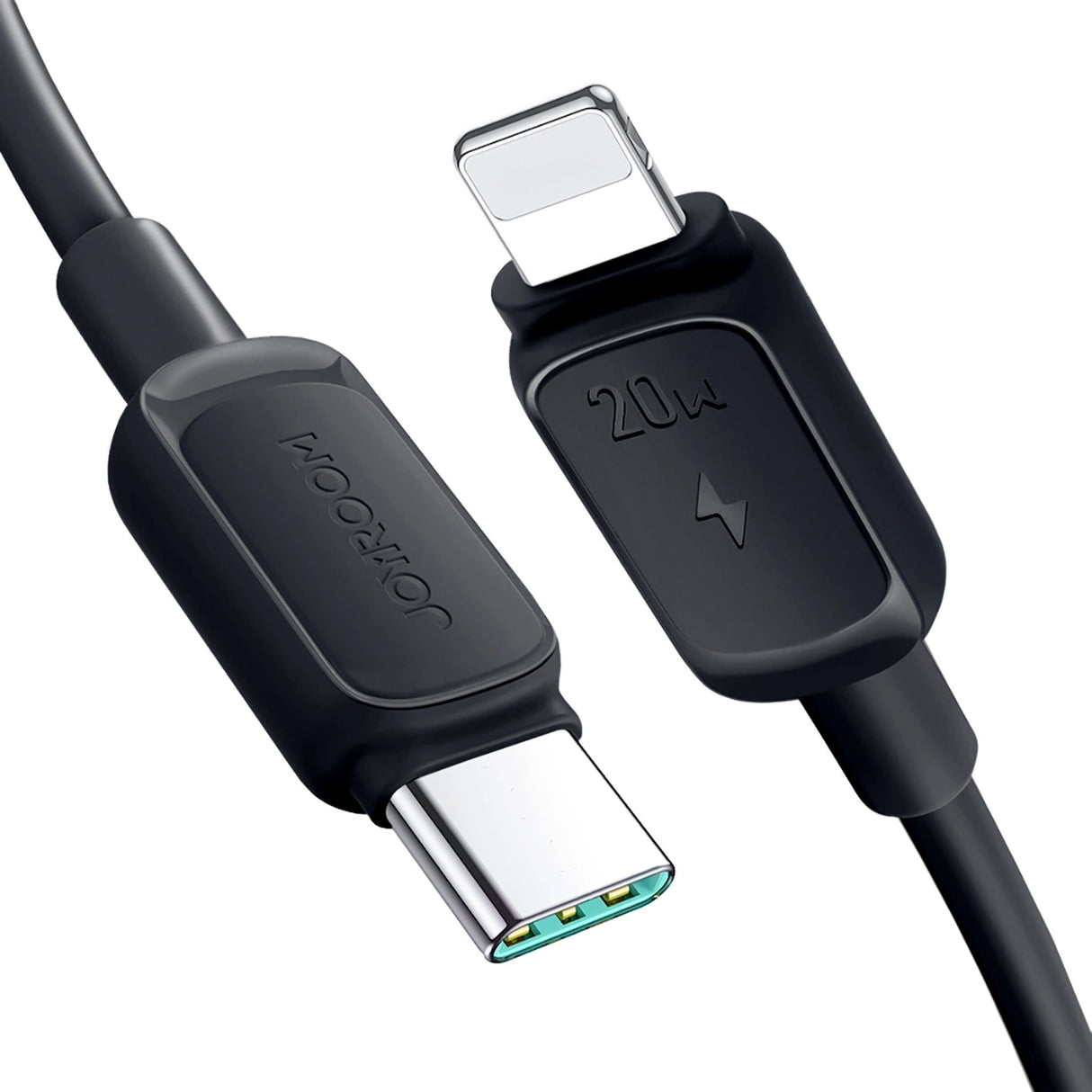 Joyroom Multi-Color Series A14 USB-C/ Lightning Cable 20W 1,2 m - sort