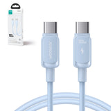 Joyroom Multi-Color Series A14 USB-C / USB-C Kabel 100W 1,2 m - Blå