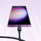 Joyroom Multi-Color Series A14 USB-C / USB-C 60W Kabel 1,2 m - sort