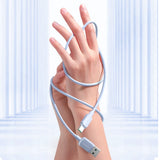 Joyroom Multi-Color Series A14 USB-A / USB-C 3A Kabel 1,2 m - Blå