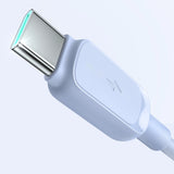 Joyroom Multi-Color Series A14 USB-A / USB-C 3A Kabel 1,2 m - Blå