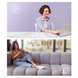 Joyroom Multi-Color Series A14 USB-A / USB-C 3A Kabel 1,2 m - Hvid