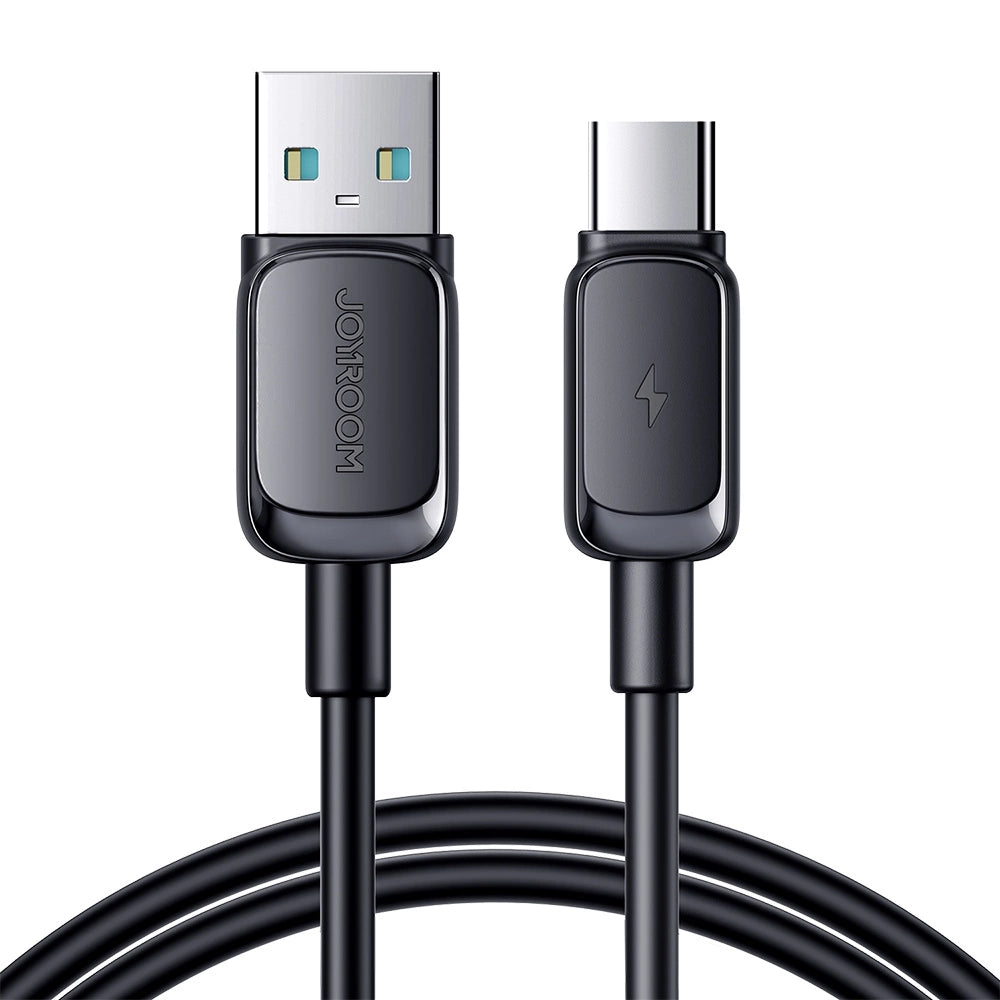 Joyroom Multi-Color Series A14 USB-A / USB-C 3A Kabel 1,2 m - sort