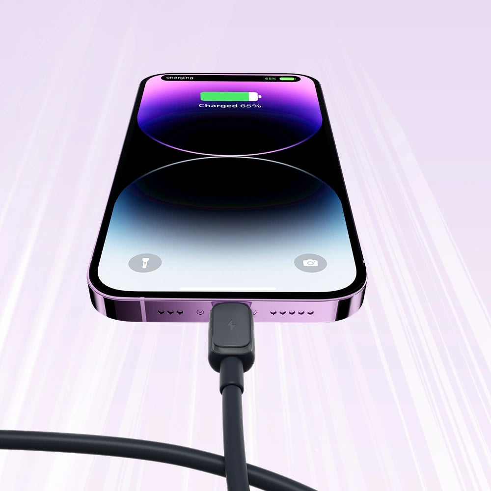 Joyroom Multi-Color Series A14 Lightning / USB-A 2.4A Kabel 2 m - sort