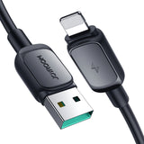 Joyroom Multi-Color Series A14 Lightning / USB-A 2.4A Kabel 2 m - sort