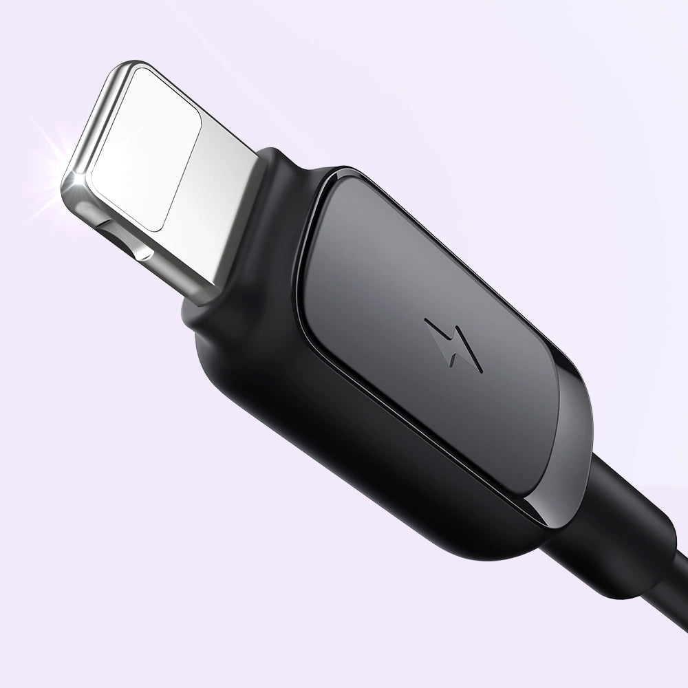 Joyroom Multi-Color Series A14 Lightning / USB-A 2.4A Kabel 2 m - sort
