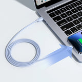 Joyroom Multi-Color Series A14 Lightning / USB-A 2.4A 1,2 m kabel - blå
