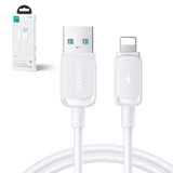 Joyroom Multi-Color Series A14 Lightning / USB-A 2.4A 1,2 m kabel - hvid